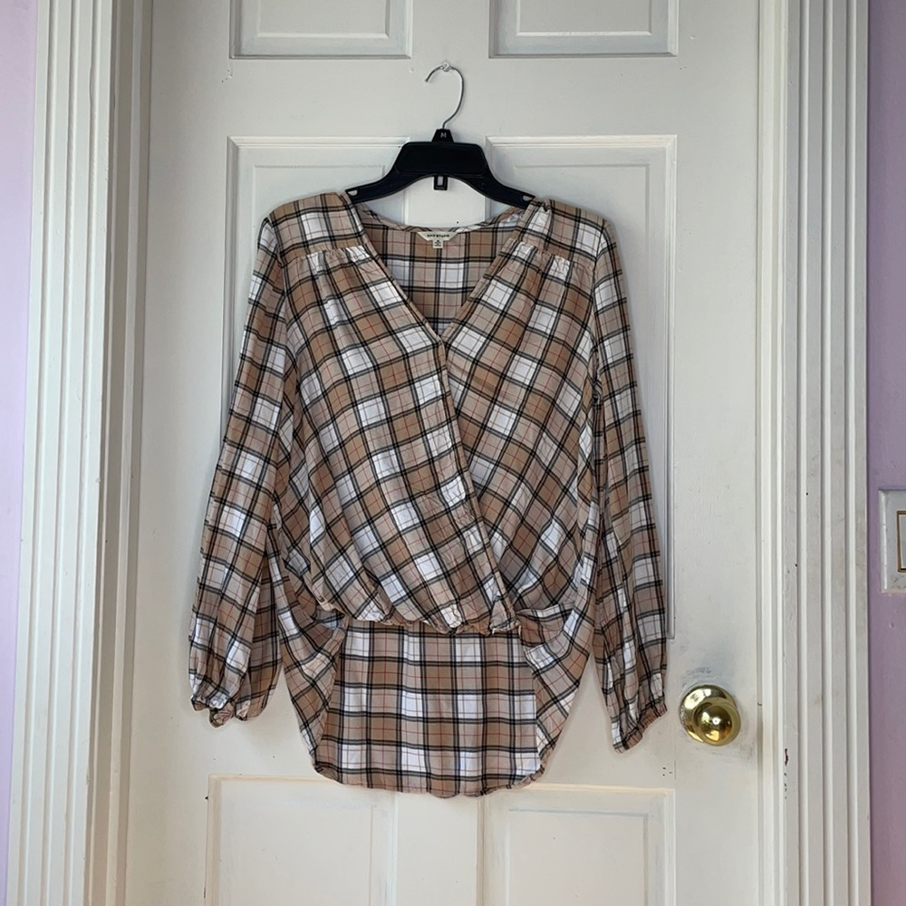 Plaid Blouse